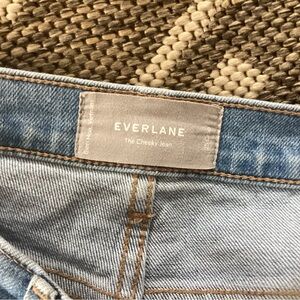 Everlane The Cheeky Jean - Light Blue Denim Size 25 Crop